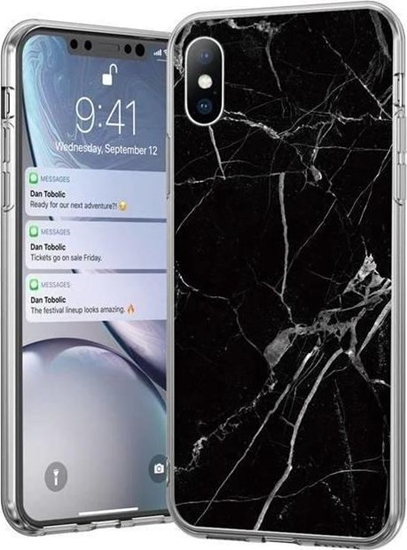 Изображение Wozinsky Wozinsky Marble elowe etui pokrowiec marmur Samsung Galaxy M51 czarny