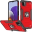 Изображение Wozinsky Wozinsky Ring Armor pancerne hybrydowe etui pokrowiec + magnetyczny uchwyt Samsung Galaxy A22 4G czerwony