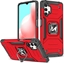 Attēls no Wozinsky Wozinsky Ring Armor pancerne hybrydowe etui pokrowiec + magnetyczny uchwyt Samsung Galaxy A73 czerwony