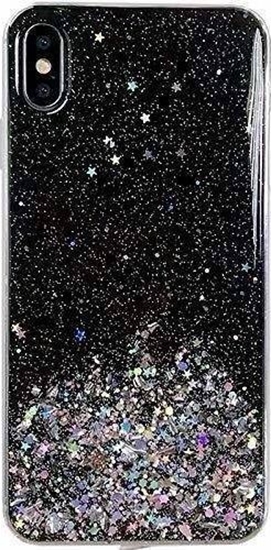Picture of Wozinsky Wozinsky Star Glitter byszczce etui pokrowiec z brokatem Samsung Galaxy S21+ 5G (S21 Plus 5G) czarny