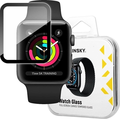 Attēls no Wozinsky Wozinsky Watch Glass hybrydowe szko do Apple Watch 3 38mm / Watch 2 38mm / Watch 1 38mm czarny