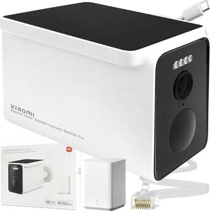 Picture of Xiaomi Solar Outdoor Camera BW400 Pro Set IP66 / 10000mAh / 1440p (BHR7747GL)