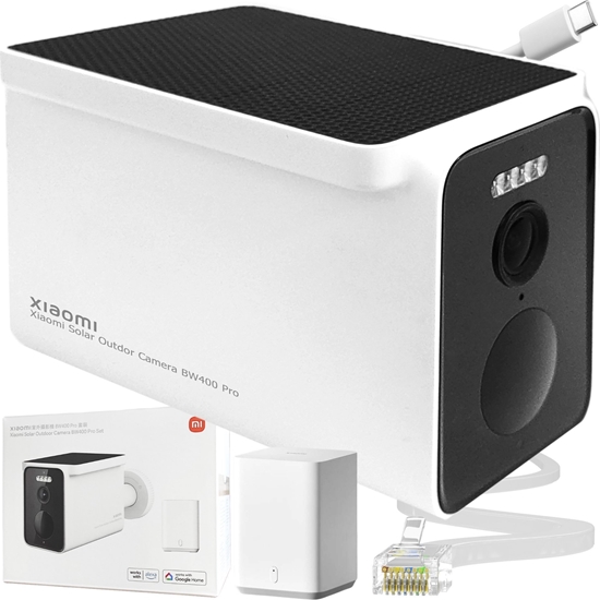 Picture of Xiaomi Solar Outdoor Camera BW400 Pro Set IP66 / 10000mAh / 1440p (BHR7747GL)