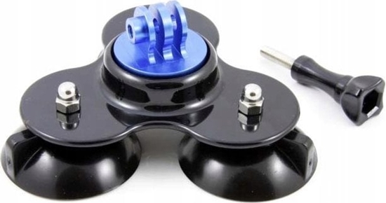 Picture of Xrec Uchwyt 3d - 3x Przyssawka Do Gopro Hero 7 6 5 4 3+ 3 2 1