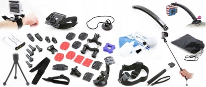 Picture of Xrec Uchwyt Obrotowy 360 Stopni / Na Kask Do Gopro Hero 7 6 5 + 4 3+ 3 2 1