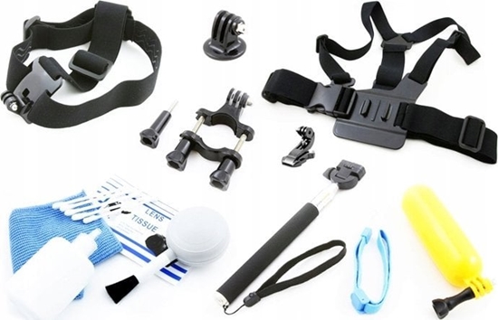 Picture of Xrec Zestaw Akcesoria Do Kamer Gopro Hero 4 3 3+ 2 1 / Sjcam Sj4000 Sj5000