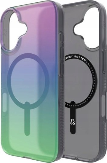 Изображение Zagg International ZAGG Milan Snap - obudowa ochronna do iPhone 16 kompatybilna z MagSafe (raven feather)