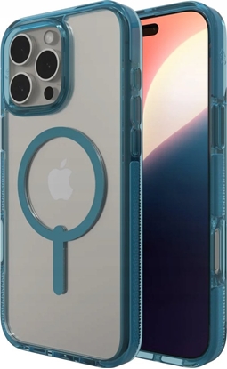 Изображение Zagg International ZAGG Santa Cruz Snap - obudowa ochronna do iPhone 16 Pro Max kompatybilna z MagSafe (retro blue)