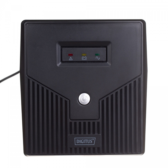 Picture of Zasilacz awaryjny UPS Line-Ineractive LED, 1000VA/600W, 2x12V/7Ah, AVR, 4xSCHUKO, USB, RS232, RJ45