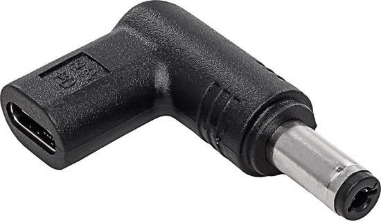 Picture of Zasilacz do laptopa Akyga Przejciówka do laptopa Akyga AK-ND-C02 USB-C / 5.5 x 2.1 mm