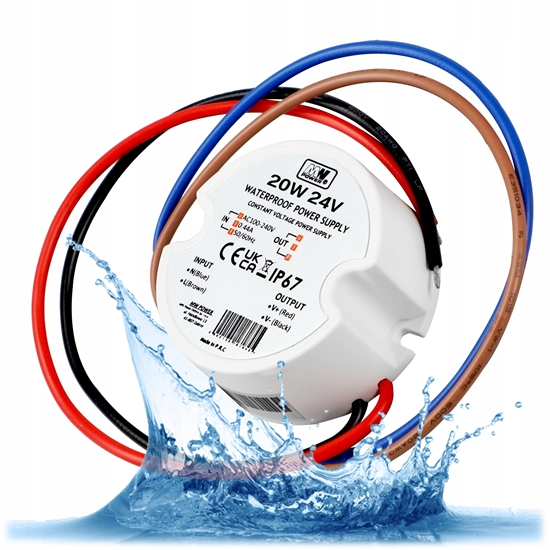 Picture of ZASILACZ IMPULSOWY 24V/0.83A-TP-V2 MW POWER