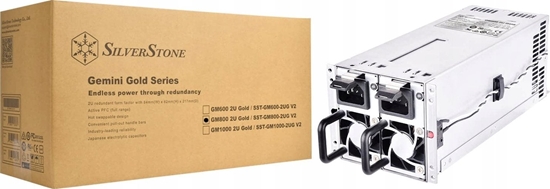Picture of Zasilacz SilverStone SilverStone SST-GM800-2UG V2 redundantes 2HE-Netzteil - 800 Watt
