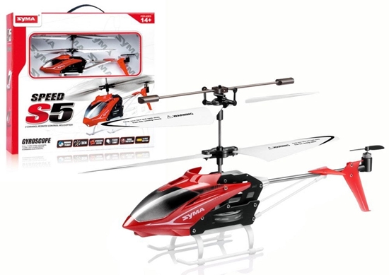 Picture of LeanToys Zdalnie Sterowany Helikopter S5 SYMA RC Czerwony