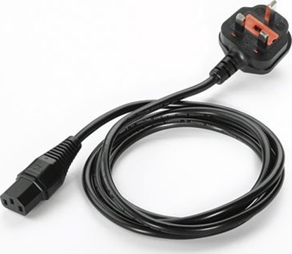 Attēls no Zebra POWER CORD: 18AWG 10A 250V UK - 50-16000-219R