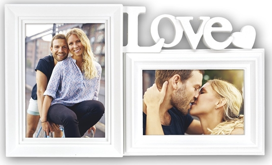 Picture of ZEP Caracas White    10x15 13x18 Resin Portrait Frame XB12W