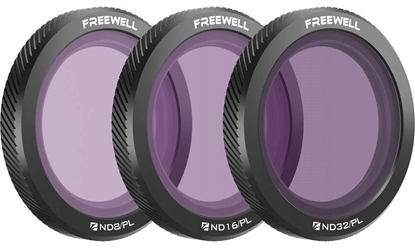 Picture of Zestaw 3 Filtry Filtr Szary Polaryzacyjny Nd/pl 8 16 32 Freewell Do Dji Neo / Fw-ne-brg