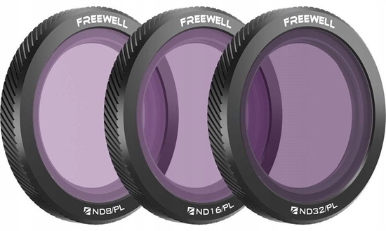 Picture of Zestaw 3 Filtry Filtr Szary Polaryzacyjny Nd/pl 8 16 32 Freewell Do Dji Neo / Fw-ne-brg
