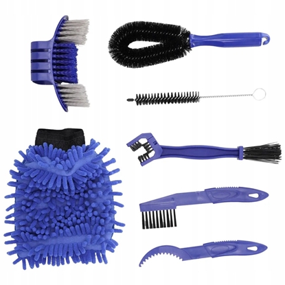 Picture of Zestaw do czyszczenia, mycia i pielgnacji roweru 7cz.