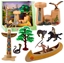 Изображение Zestaw Indiaski Figurki Wioska Indianie Kajak Totem LEAN Toys