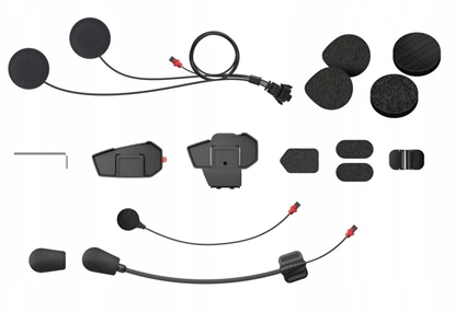 Attēls no Zestaw montaowy do interkomu SENA Spider-ST1, zestaw mikrofonów i goników