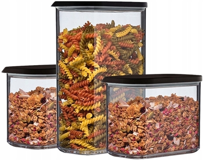 Изображение ZESTAW POJEMNIKÓW MODULA 3SZT. BLACK 10699554040