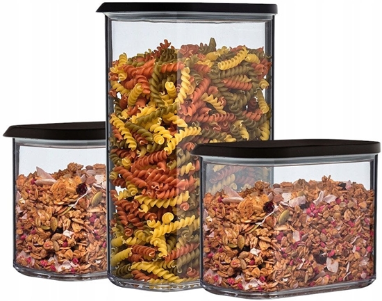 Изображение ZESTAW POJEMNIKÓW MODULA 3SZT. BLACK 10699554040