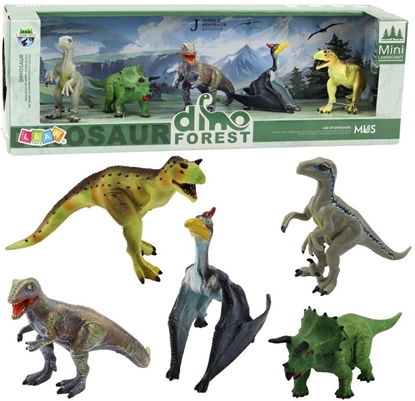 Picture of Zestaw Realistycznych Figurek Dinozaurów Las 5el