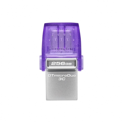 Attēls no Zibatmiņa Kingston DataTraveler microDuo 3C 256GB USB Type-A + USB Type-C
