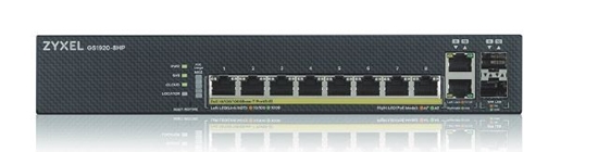 Изображение Zyxel GS1920-8HPv2 10 Port Smart Managed Gb Switch
