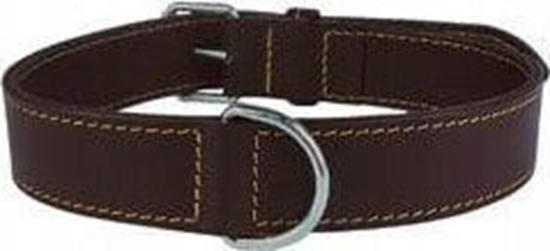Изображение Zolux LEATHER LINED COLLAR 65MM BRN