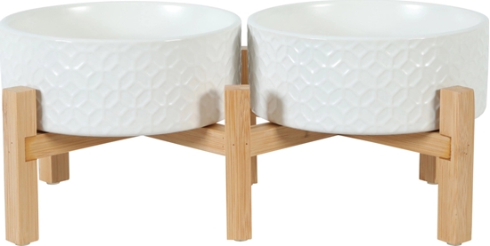 Picture of Zolux Miska ceramiczna dla psa KERAMO DUO biay 2 x 700 ml