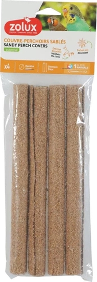 Picture of ZOLUX Nakadki cierne na erdki dla ptaka 2/24 cm x4