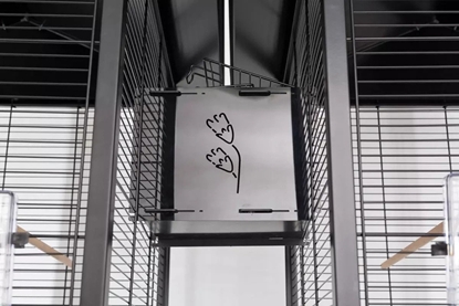 Picture of ZOLUX Tunel czcy do wolier dla ptaków CHIC czarny