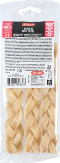 Picture of Zolux ZOLUX Warkocz z suszonej skóry bawolej x 3, 55 g