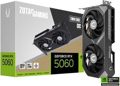 Attēls no Zotac RTX 5060 Twin Edge OC              8GB GDDR7 HDMI 3xDP