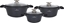 Picture of Zwieger Komplet 6 elementowy Garnków 20cm-2l/24cm-3,5l/28-5,5l Zwieger Black Stone!