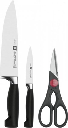 Picture of Zwilling Zestaw noy ZWILLING Vier Sterne 35055-000-0 (Noyczki, nó do obierania warzyw i owoców, nó szefa kuchni)