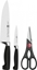 Attēls no Zwilling Zestaw noy ZWILLING Vier Sterne 35055-000-0 (Noyczki, nó do obierania warzyw i owoców, nó szefa kuchni)