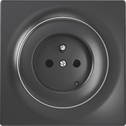 Изображение Fibaro Gniazdko Walli N typ E Antracyt