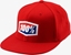 Picture of 100% Czapka z daszkiem 100% OFFICIAL J-Fit flexfit hat red roz. L/XL (NEW)