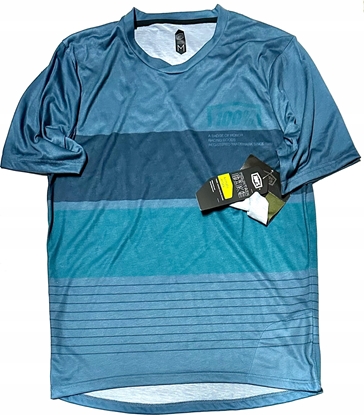 Attēls no 100% Koszulka mska 100% AIRMATIC Jersey krótki rkaw Slate/Navy roz. M (NEW 2023)