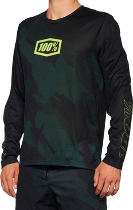 Attēls no 100% Koszulka mska 100% AIRMATIC LE Long Sleeve black camo roz. S (NEW 2022)