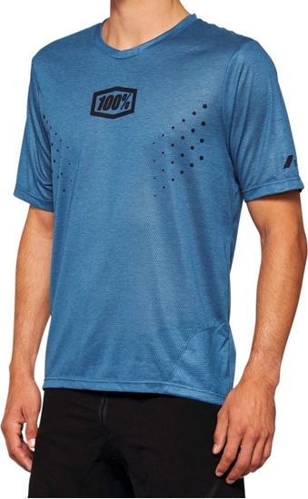 Picture of 100% Koszulka mska 100% AIRMATIC Mesh Jersey krótki rkaw slate blue roz. L (NEW 2022)