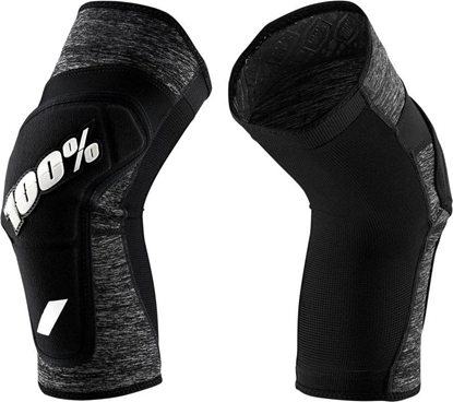 Изображение 100% Ochraniacze na kolana 100% RIDECAMP Knee Guard grey heather black roz. M (NEW)