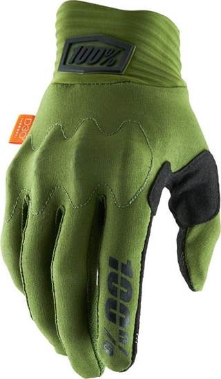 Picture of 100% Rkawiczki 100% COGNITO Gloves Army Green - M (dugo doni 187-193 mm) (NEW 2022)