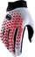 Picture of 100% Rkawiczki 100% GEOMATIC Gloves Grey/Racer Red - S (dugo doni 181-187 mm) (NEW 2022)