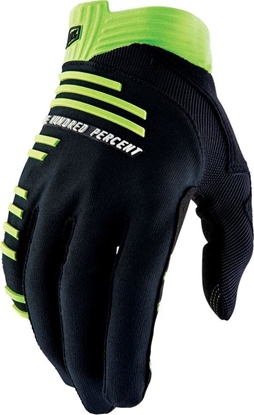 Attēls no 100% Rkawiczki 100% R-CORE Gloves Black Lime - L (dugo doni 193-200 mm) (NEW 2022)