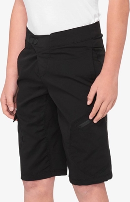 Attēls no 100% Szorty juniorskie 100% RIDECAMP Youth Shorts black roz. 24 (EUR 38) (NEW 2021)
