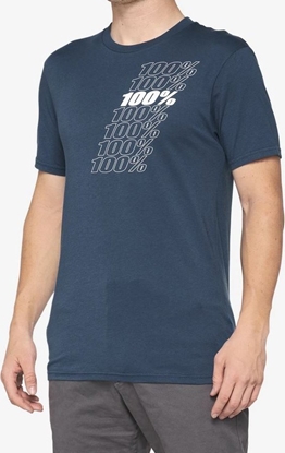 Attēls no 100% T-shirt 100% NORD krótki rkaw slate blue roz. XL (NEW)