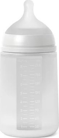 Picture of 308073-BUTELKA SILIKONOWA 240ML/SX PRO    REDNI PRZEPYW/TRANSPARENTNA/NEW ALL SILICONE